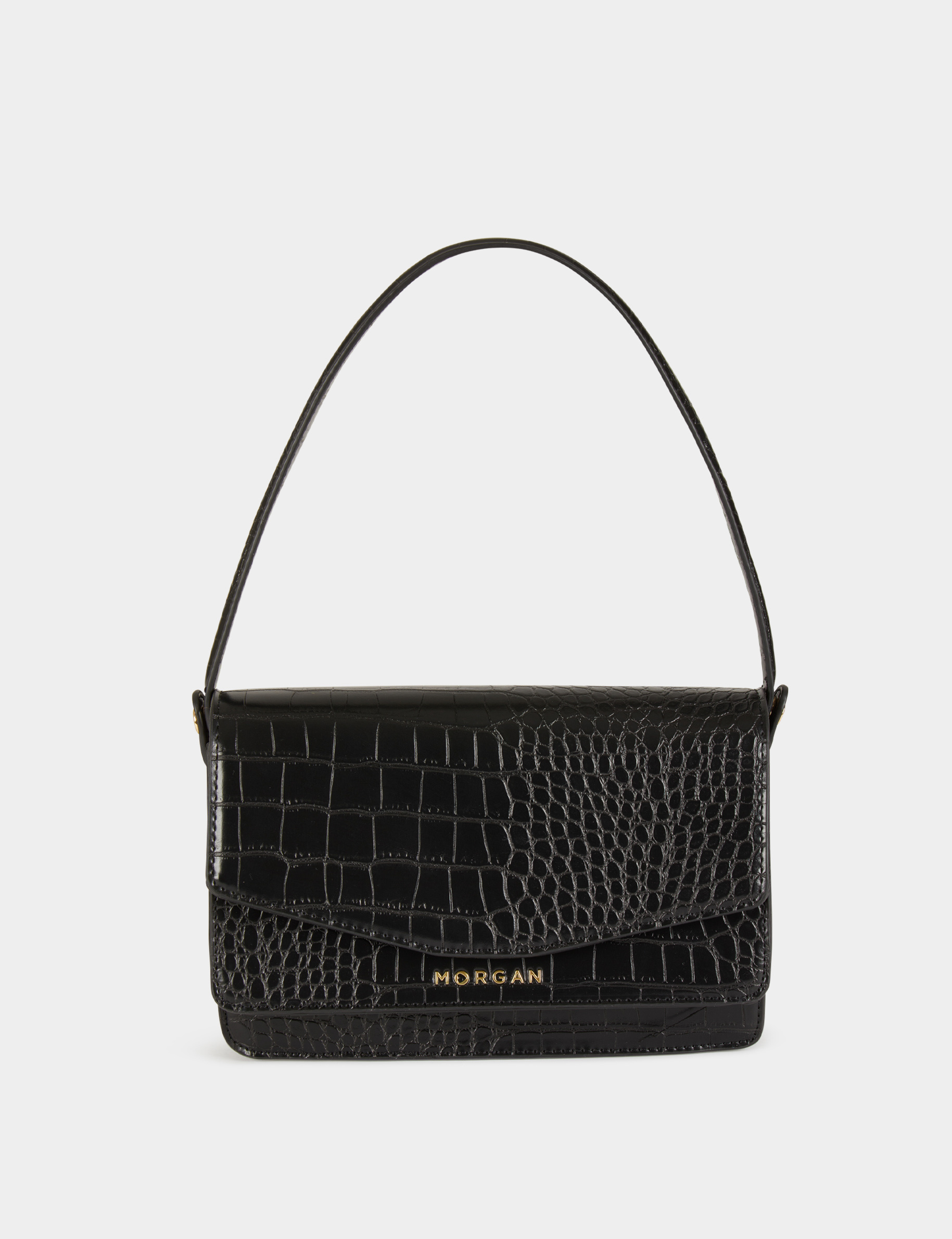 Bolso baguette online negro